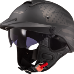 LS2 Helmets Rebellion Motorcycle Half Helmet with Sun Vizor XL