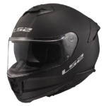 LS2 Stream II Solid Helmet with Sun Visor MD - L